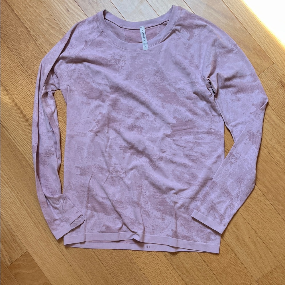 Athleta Mauve Long Sleeve Women's Top